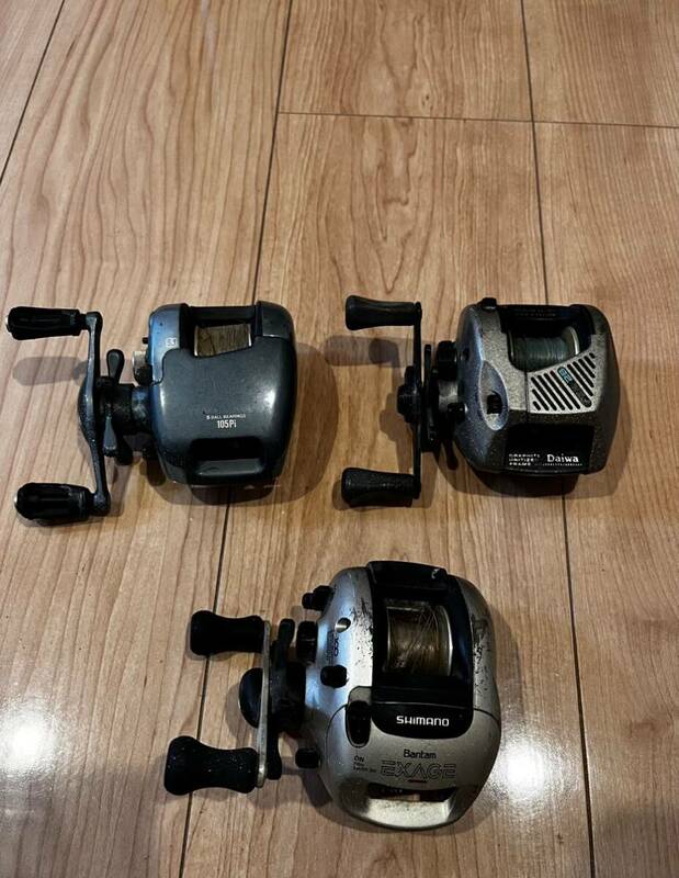 Daiwa 釣具ダイワS 105Hi チームベイトリールPS2-2B Shimano Bantam EXAGE-100 お得まとめ　中古品　現状品 