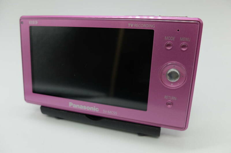 ★Panasonic小型液晶テレビ★ #821 Panasonic パナソニック SV-MC55 VIERA PotableTV 動作未確認 付属品なし 中古 現状品