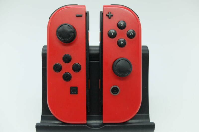 ☆ジョイコン左右セット☆ #1815 NINTENDO Joy-Con ニンテンドー ジョイコンのみ 左右 レッド系 動作確認× 中古 現状品