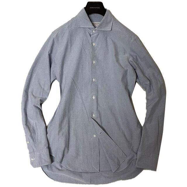 BEAMS別注！！ピエトロプロベンザーレ ワイドカラードレスシャツ 16│41/L相当 イタリア製 F027