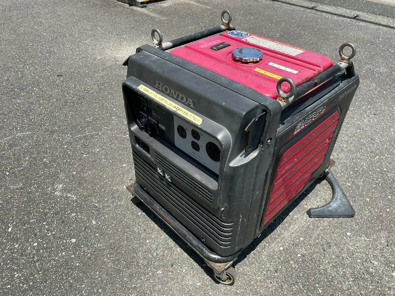 【中古】 HONDA ホンダ 正弦波インバーター発電機 EU55is　5.5kVA 100V/200V対応 セル始動OK 【アクトツール博多店】★店頭同時販売品★