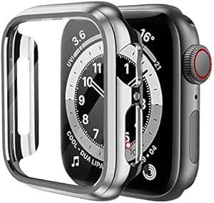 KIMOKU コンパチブル Apple Watch ケース Series SE2/SE/9/8/7/6/5/4 44mm PC+T