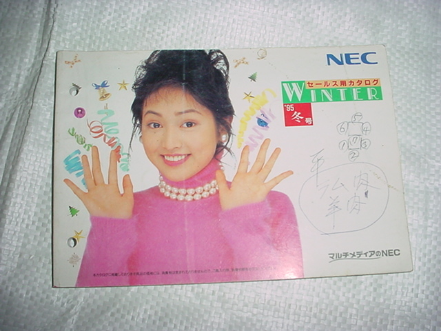 1995年冬号　NEC　セールスマン用カタログ　テレビ/ラジカセ/エアコン/他掲載