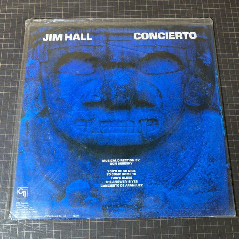 【10582P083】ジム・ホール アランフェス協奏曲 Jim Hall Concierto LP CTI 国内盤 ヴィンテージ コレクション レトロ レコード