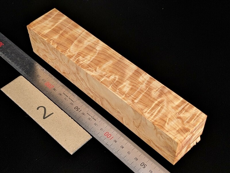 ◆檜　ヒノキ　油杢　角材◆ ペンブランク　ハンドル材等◆　224mm×〜43mm×〜42mm ②◆