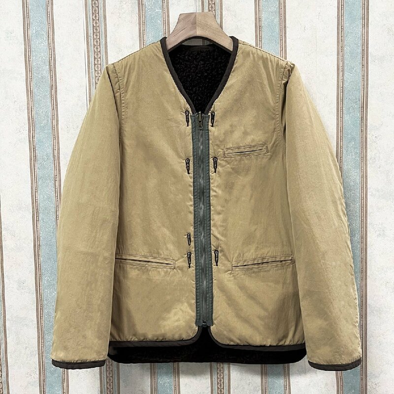 参考定価35万円 visvim ビズビム CONTRARY DEPT LINER JACKET ICT 泥染加工 ボマージャケット アウター 中村ヒロキ 0518905013003 サイズ1