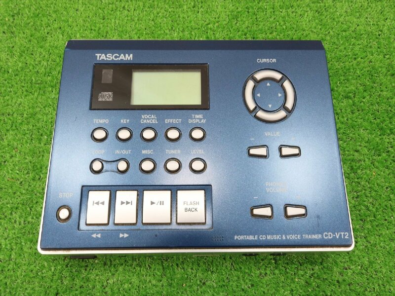 ◇TASCAM CD-VT2 ポータブル CD ミュージック & ボイストレーナー　ノーチェック◇24-06-G101