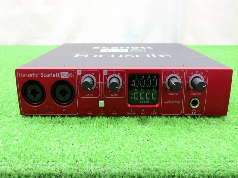 ◇Focusrite 18i6 Scarlett オーディオインターフェース　ノーチェック◇24-06-G102