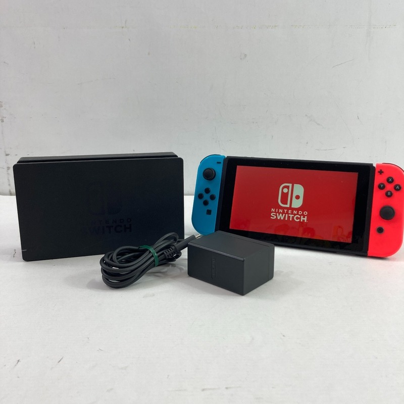 04w0014▲【1円～】Nintendo Switch 本体のみ 充電器有 / 動作確認済み HAC-001 中古品