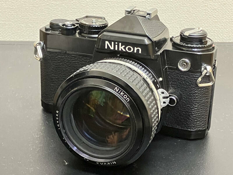 Nikon FE ボディ / Nikon ニコン Nikkor ニッコール 50mm F1.2 単焦点レンズ ジャンク 