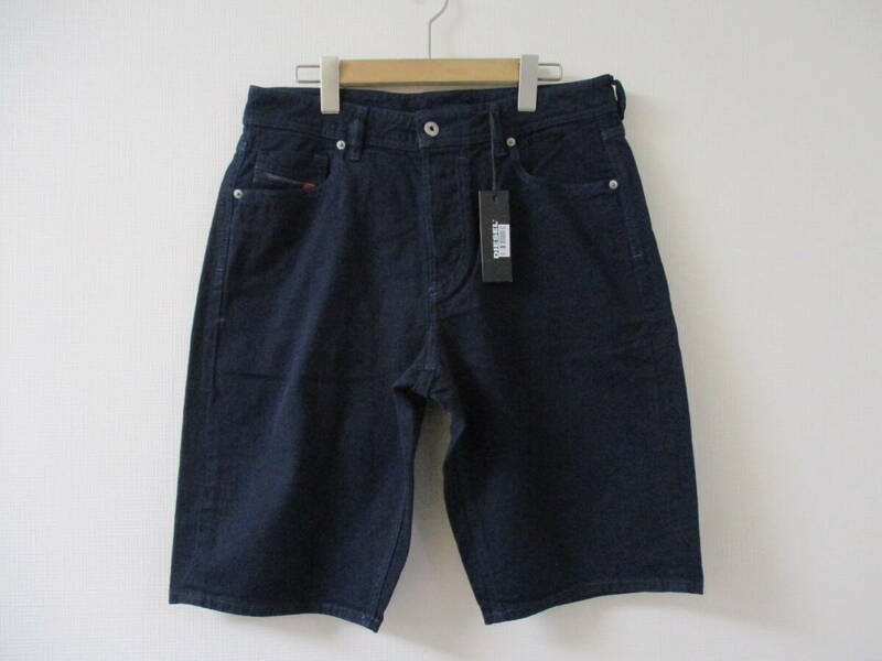 ☆DIESEL/ディーゼル☆未使用 KEESHORT Short pants サイズ：31 ハーフパンツ W31 ネイビーインディゴ