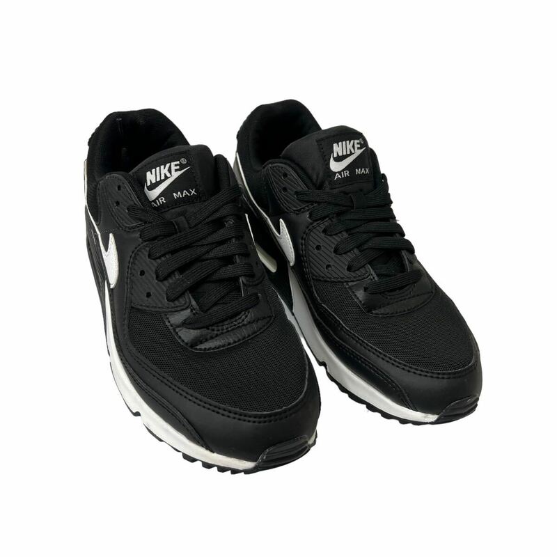 ★極美品★ほぼ未使用★ NIKE WMNS AIR MAX 90 ナイキ エア マックス 90 ブラック ローカットスニーカー DH8010-002 26.5cm US9.5 