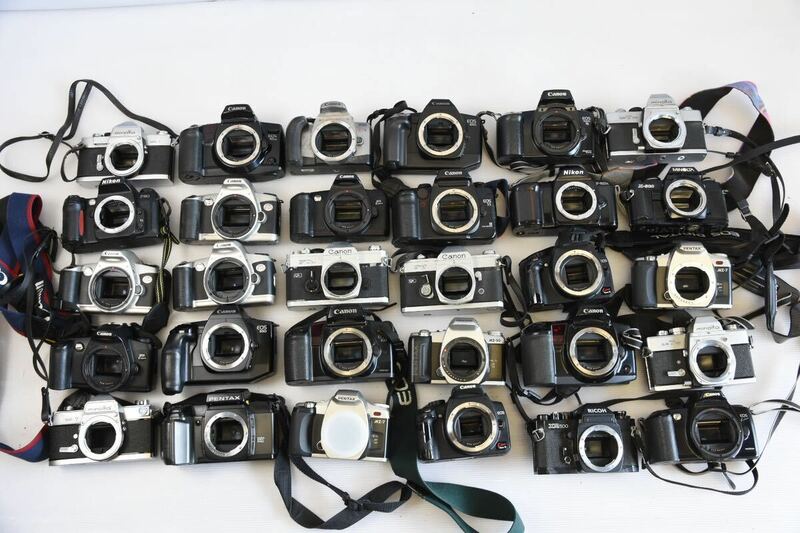 一眼レフカメラ PENTAX Canon Nikon MINOLTA RICOH まとめ 大量 いろいろ 複数 B