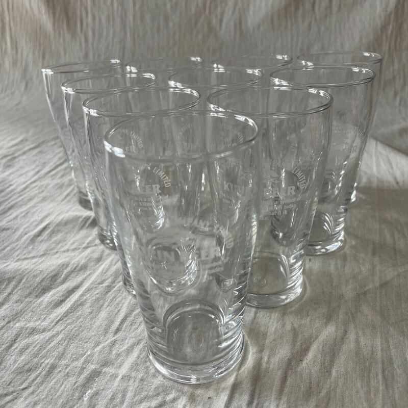 KIRIN BEER グラス コップ GLASS まとめて10個