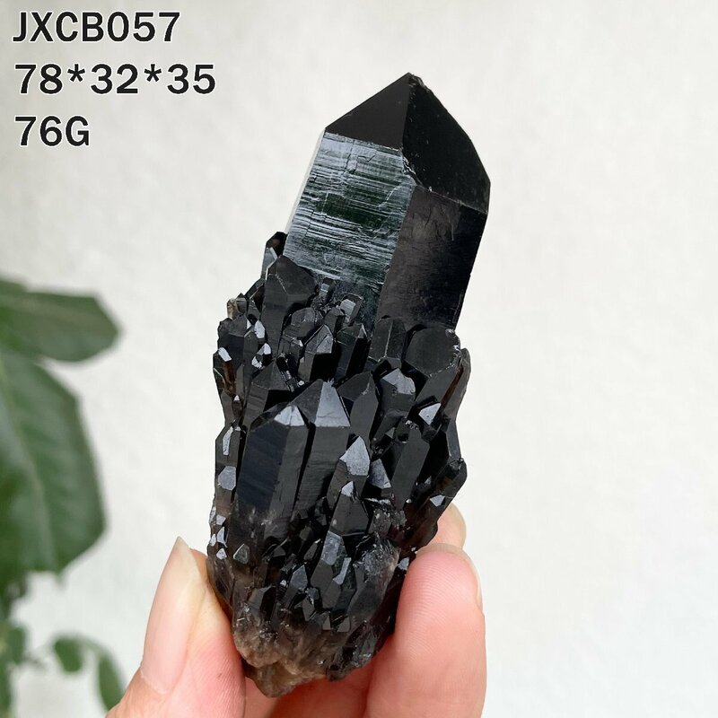 【限定品】AAAAAAAA級【魔除け】◆天然モリオン(黒水晶）クラスター0603-YS-CB057-46D