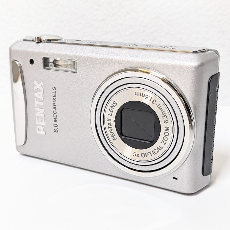 【19227】★カメラ★ PENTAX ペンタックス Optio V20 HOYA 8.0 MEGAPIXELS デジタルカメラ コンパクトカメラ ZOOM 6.3mm-31.5mm 家電 撮影