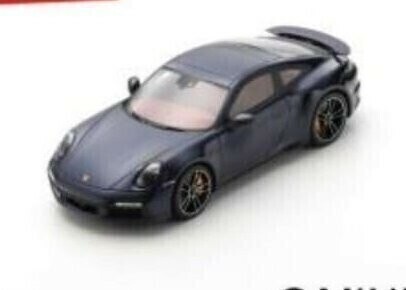 【シュコー】 1/18 ポルシェ 911 ターボ S (Type 992) 2021 - Night Blue Metallic ■アクリルケース付[450052500]★未開封新品！