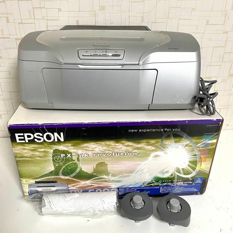 EPSON エプソン インクジェットプリンター プロセレクション PX-G900 通電確認済み 外箱 現状品 ジャンク Y-060102-90