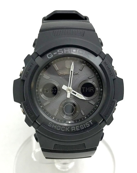 G-SHOCK AWG-M100B-1A CASIO カシオ 腕時計 時計 ブラック 美品 TA0432◇