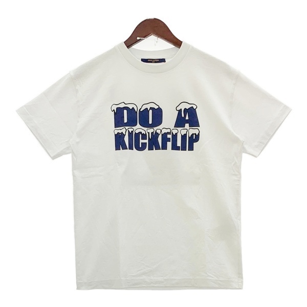 LOUIS VUITTON 22SS DO A KICKFLIP プリント Tシャツ 半袖 カットソー 美品 RM221 NPL HMY98W メンズ ルイヴィトン トップス DM11870■