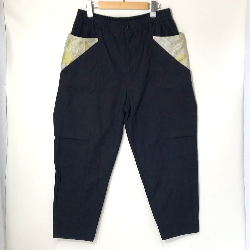 rehacer サイドポケット パンツ Pocket Cargo Pants カーゴ パンツ ワークパンツ 花柄 古着 Mサイズ レアセル ボトムス A10572◆