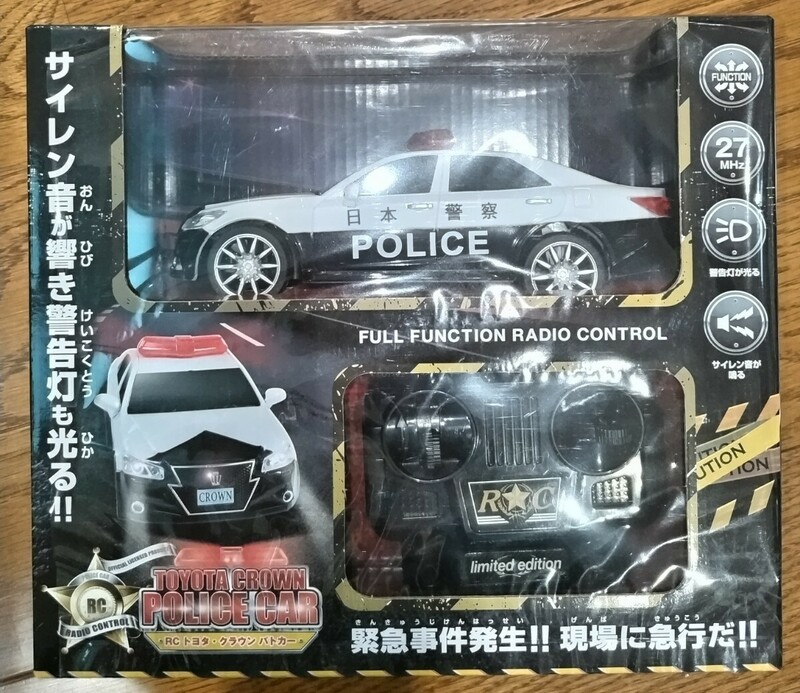 【新品未開封】RC トヨタ・クラウン パトカー ラジコン