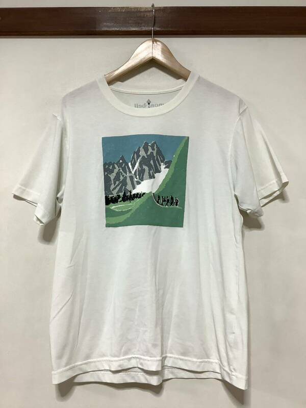 も1367 mont-bell モンベル WIC.T 剣岳 半袖Tシャツ L ホワイト ドライ 速乾 1114155