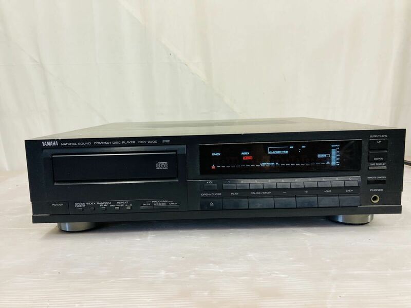 6e8 必見! YAMAHA ヤマハ CDX-2200 中古品 現状品 通電のみ確認済み 動作未確認為ジャンク品扱い