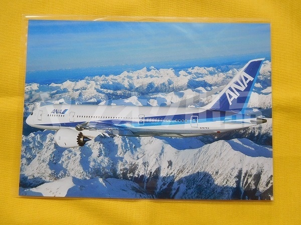 全日空 ポストカード No.1 B787-8 Postcard Collection　絵はがき 絵葉書 エアライングッズ 飛行機 航空