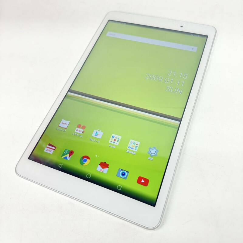 ② au HUAWEI Qua tab 02 Androidタブレット 16GB HWT31 パウダーホワイト 利用制限◯