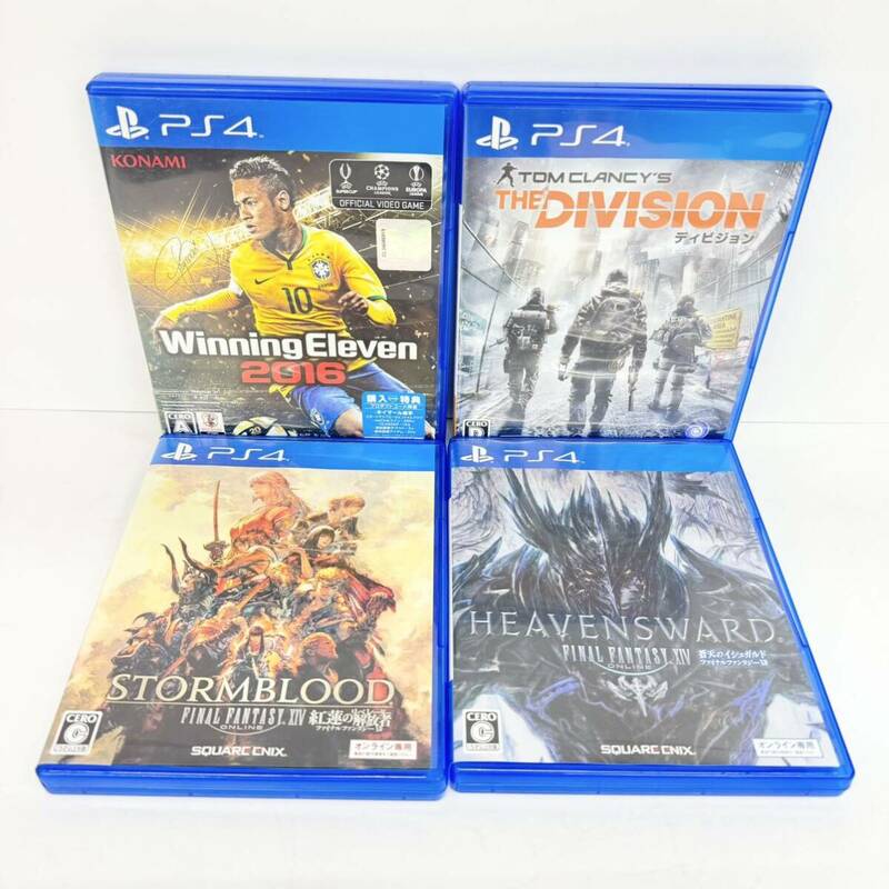 PS4 プレイステーション4 PS4ソフト ゲームソフト winning eleven ディビジョン STORMBLOOD HEAVENSWARD まとめて 4点