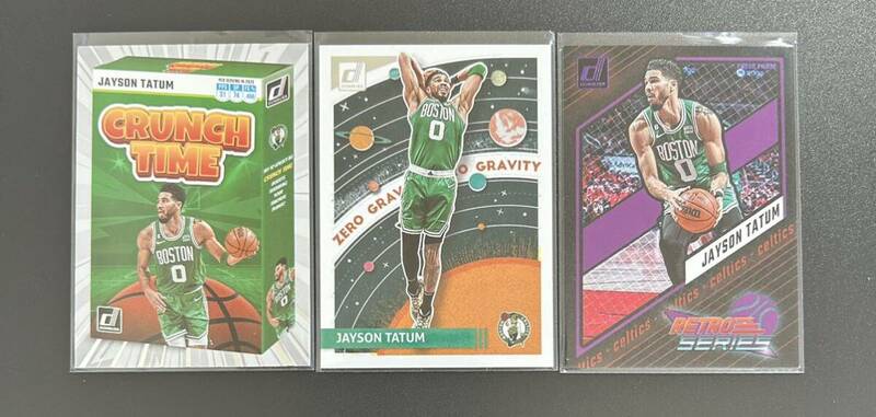 2023-24 Donruss Jayson Tatum Celtics Zero Gravity / Retro Series Purple / Crunch Time 3枚