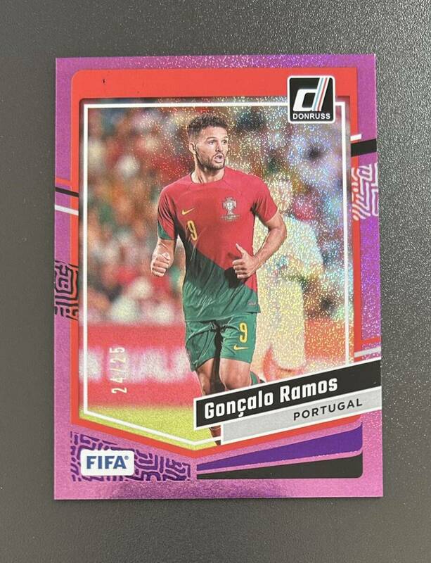 2023-24 Donruss Soccer Goncalo Ramos Portugal 25枚限定 Purple Parallel パリ・サンジェルマンFC