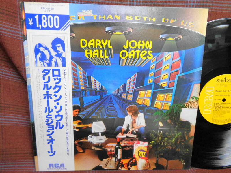 L#4608◆帯付LP◆ ダリル・ホール&ジョン・オーツ - ロックン・ソウル HALL & OATES Bigger Than Both Of Us RPL-2109