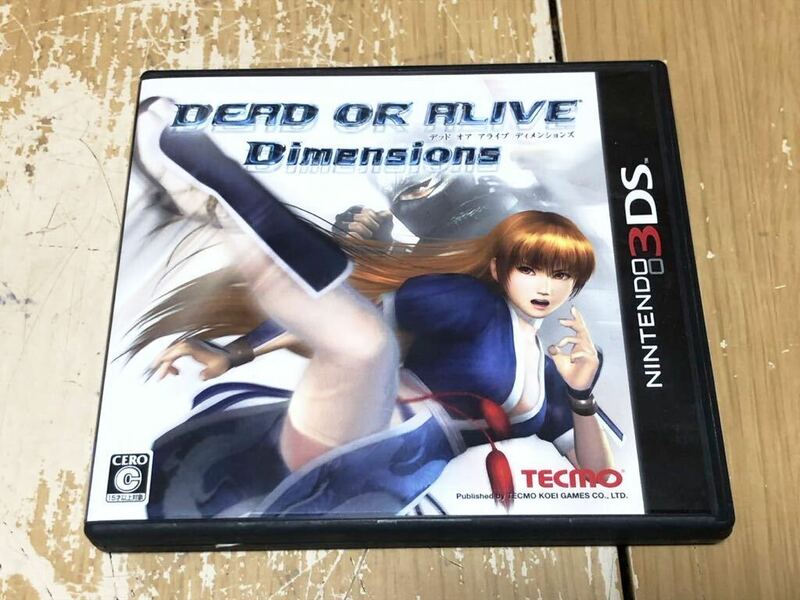 ▼ DEAD OR ALIVE Dimensions デッドオアアライブ ディメンションズ Nintendo 3DS ゲームソフト TECMO コーエーテクモゲームス