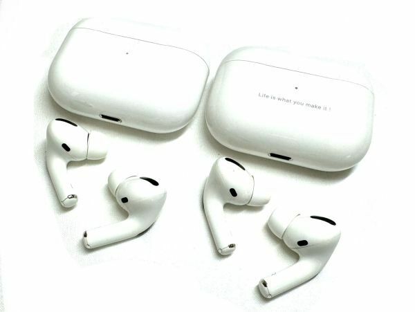 おまけケース付 ワイヤレスイヤホン 2点まとめてセット A2083 A2084 A2190 Apple AirPods Pro 第1世代 アップル