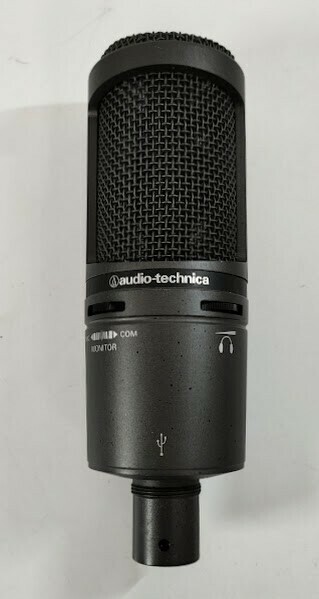 Audio-technica AT2020USB＋ コンデンサーマイク オーディオテクニカ USB マイク 稼働未確認【中古】6131D
