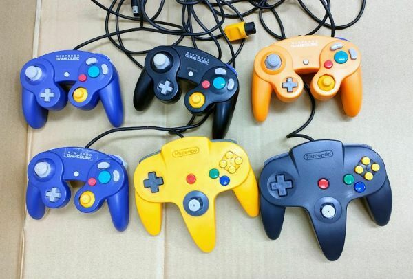 【中古】任天堂　キューブ　CUBE　N64　コントローラー　ジャンク 6点 ニンテンドー　まとめ売り　nintendo　6142M