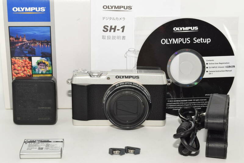 【特上品】 OLYMPUS デジタルカメラ STYLUS SH-1 シルバー SH-1 SLV　#7166
