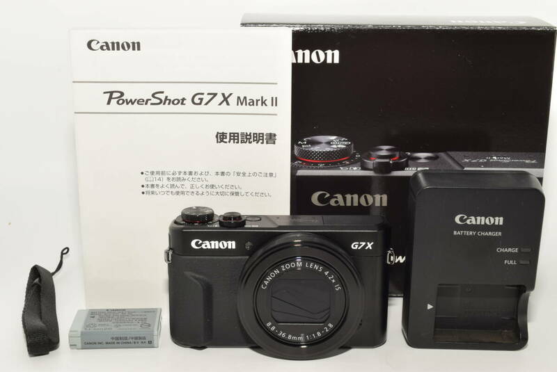 【特上品】 Canon デジタルカメラ PowerShot G7 X MarkII 光学4.2倍ズーム 1.0型センサー PSG7X MarkII　#7171