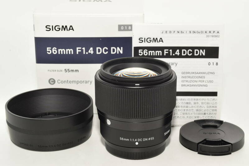 【特上品】 シグマ(Sigma) SIGMA シグマ 富士フイルム Xマウント レンズ 56mm F1.4 DC DN APS-C Contemporary ミラーレス 専用　#7172