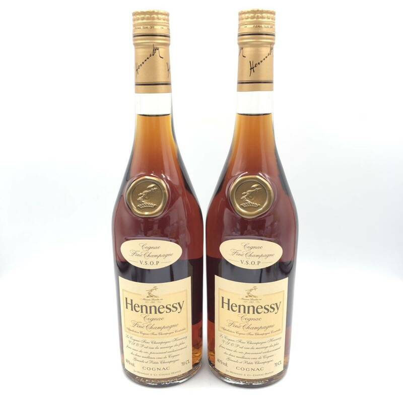 6.6 AK-B3326★未開栓 ヘネシー VSOP コニャック 2本まとめ★クール便不可/容量 700ml/アルコール分40%/ブランデー/DI0 EA1