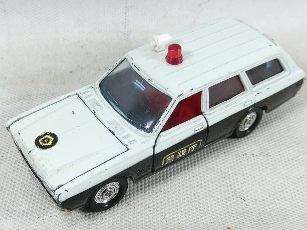 §ミニカー　TOMICA DANDY 1/49 ニッサン グロリア バン パトロールカー　日本製　当時物　ビンテージ　トミカ ダンディ　パトカー