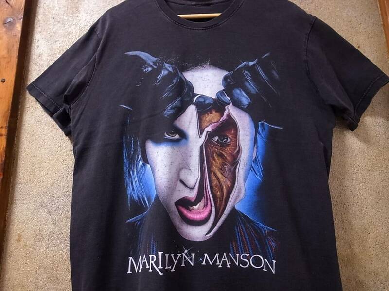 00s MARILYN MANSON マリリンマンソン バンドTシャツ/ビンテージ90s WINTERLAND レッチリ RHCP オアシス レディオヘッド RAGE レイジ USA製