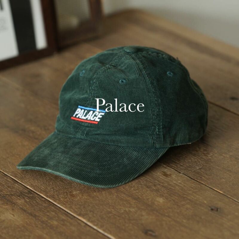 Palace Skateboards コーデュロイ キャップ グリーン パレススケートボーズ 緑 帽子 