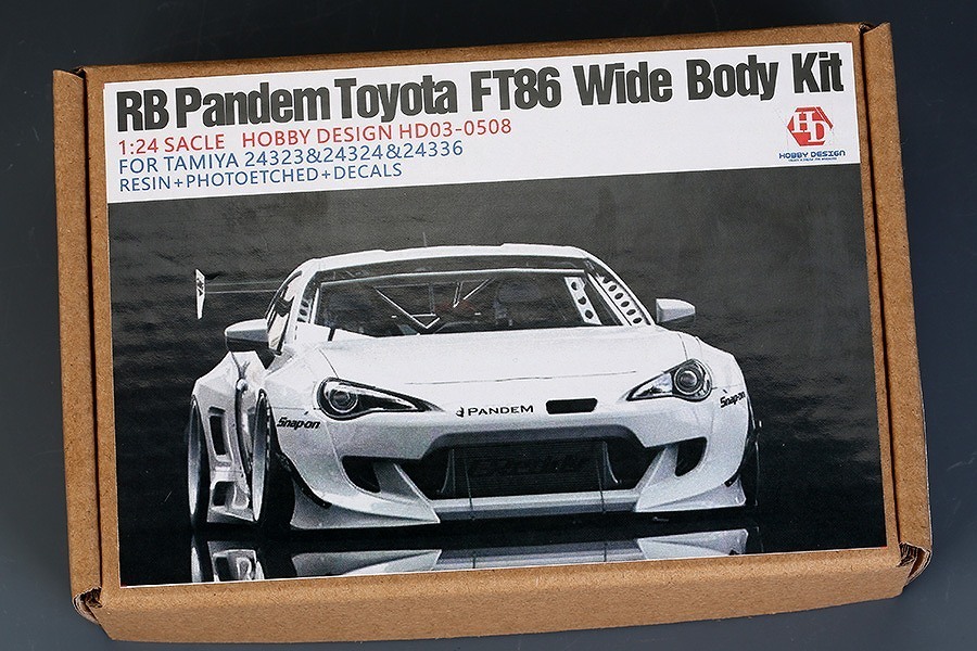 ホビーデザイン HD03-0508 1/24 ロケットバニー FT86 V3 ワイドボディキット(タミヤ用)