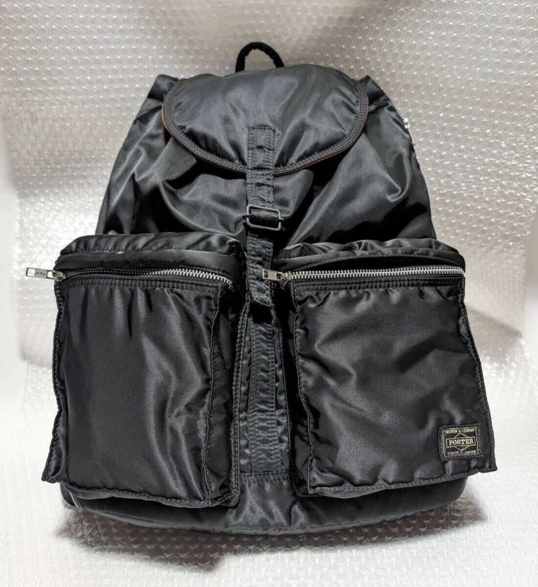 PORTER TANKER RUCKSACK ポーター リュック デイパック バッグ タンカー ブラック 黒