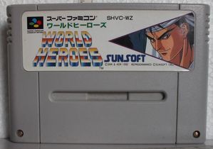 GN19-15 SFC スーパーファミコン ワールドヒーローズ WORLDHEROES 動作確認済み〇
