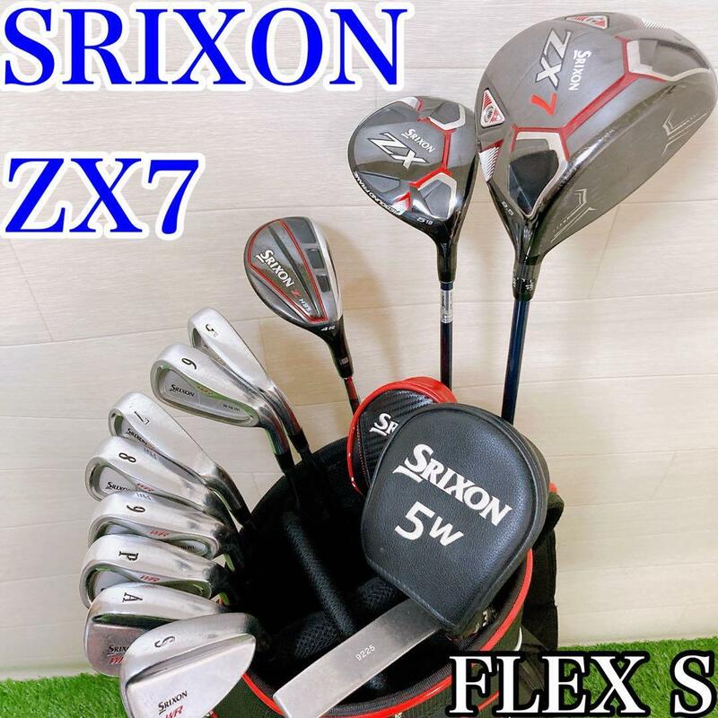 【メンズセット】SRIXON ZX7 メンズ本格派セット　FLEX S