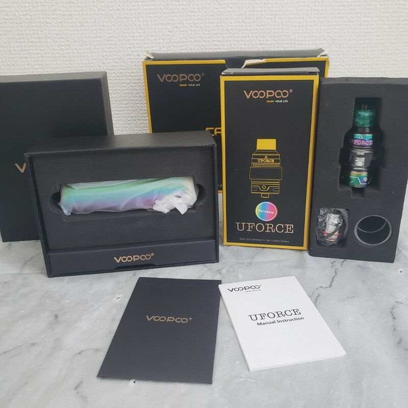 未使用　voopoo 電子タバコ　CALIBER UFORCE セット　レインボー　レア